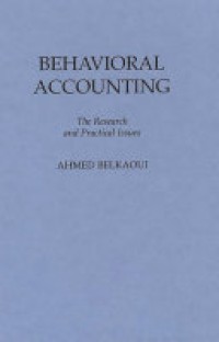 Image of Behavioral Accounting : The Research and Pratical Issue