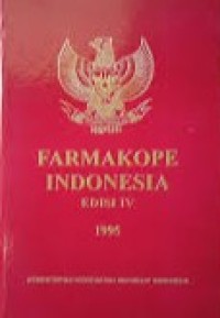 Image of Farmakope Indonesia Edisi IV 1995