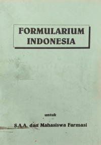 Image of Formularium Indonesia