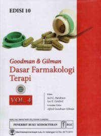 Image of Goodman &Gilman Dasar Farmakologi Terapi Volume 4