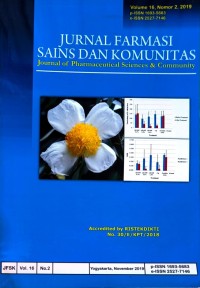 Image of Jurnal Farmasi Sains dan Komunitas Vol. 16 No. 2
