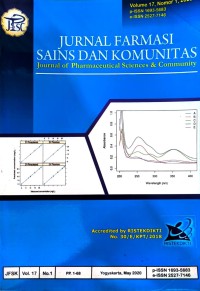 Image of Jurnal Farmasi Sains dan Komunitas Vol. 17 No. 1