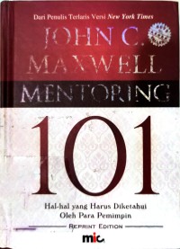 Image of Mentoring: 101 Hal-hal Yang Harus Diketahui Oleh Para Pemimpin