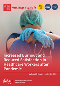 Image of nursing reports Volume 13 Issue 3 September 2023